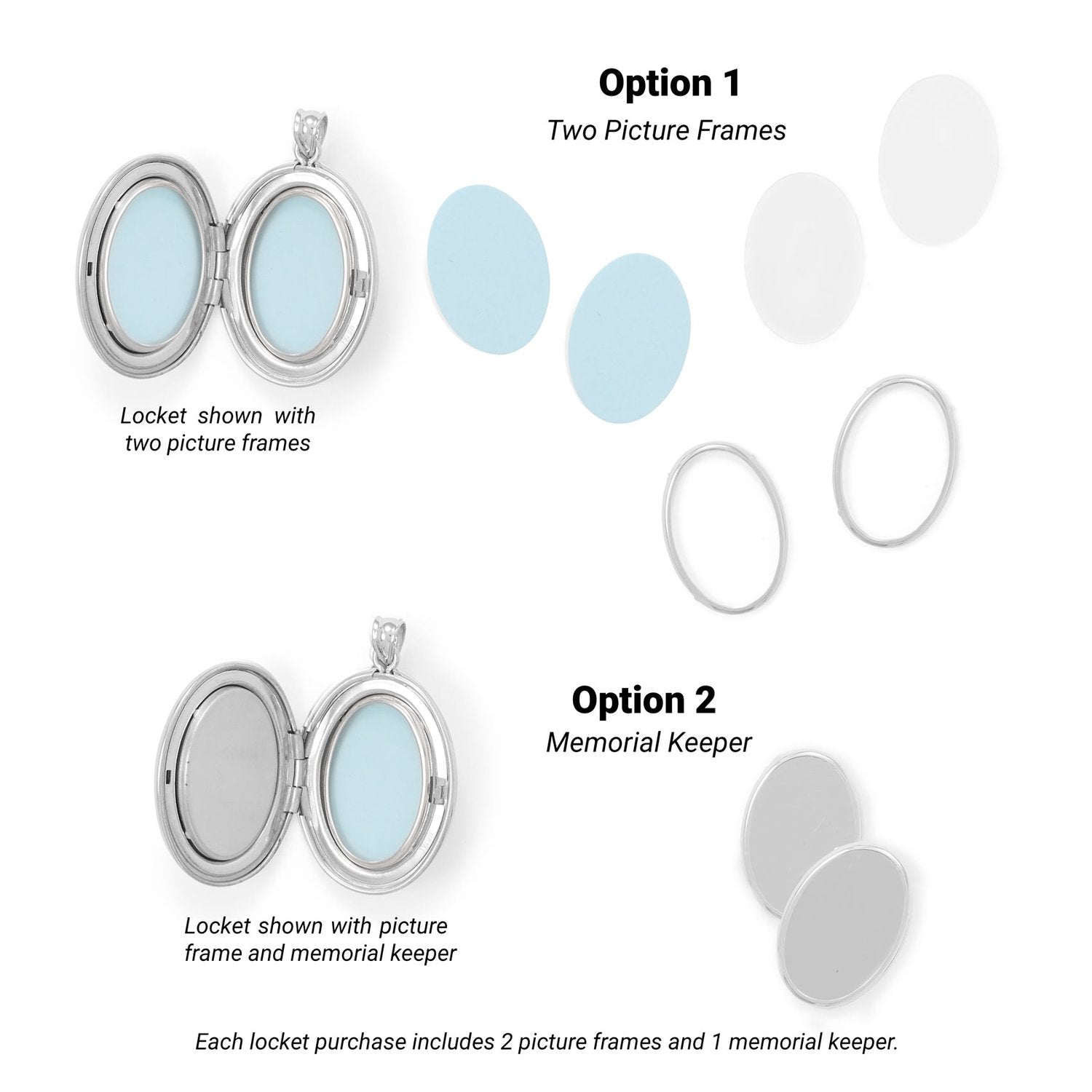 Oval Family Tree Memory Keeper Locket - Joyeria Lady