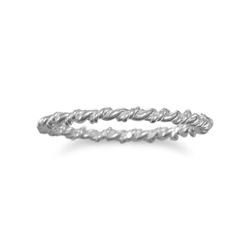 Thin Twisted Band - Joyeria Lady