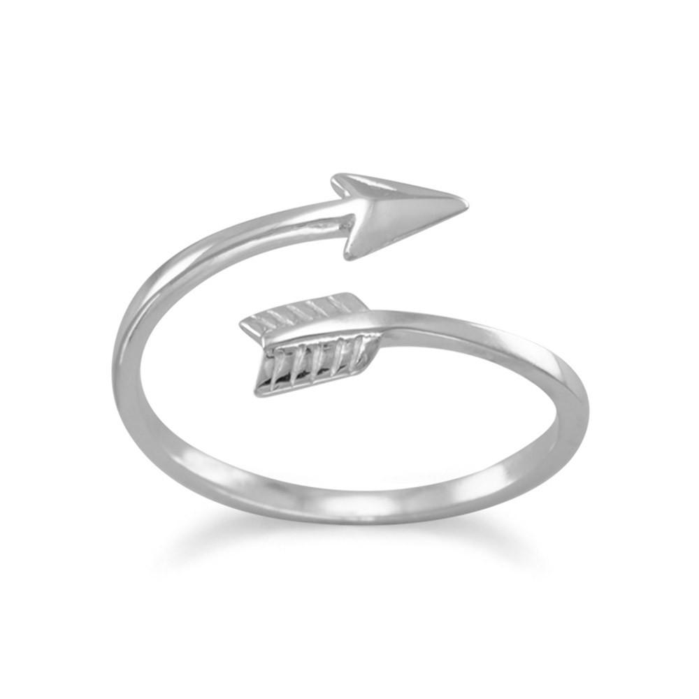 "Aim For Your Dreams" Arrow Wrap Around Ring - Joyeria Lady
