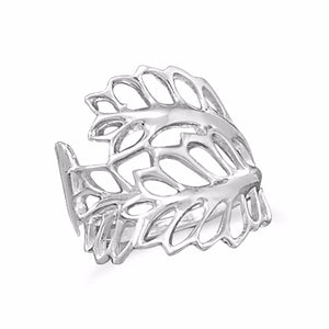 Cut Out Leaves Ring - Joyeria Lady