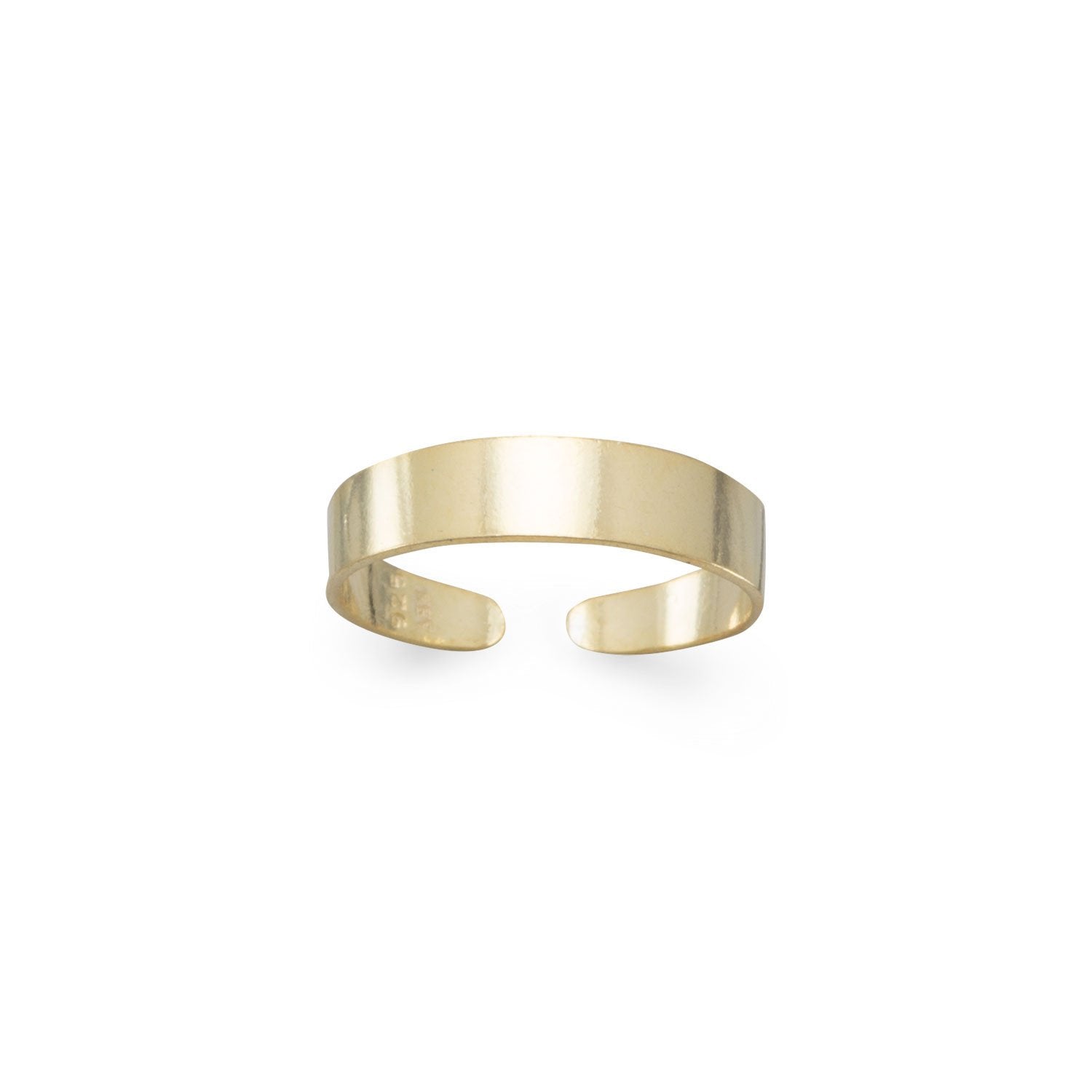 14 Karat Gold Plated Toe Ring - Joyeria Lady