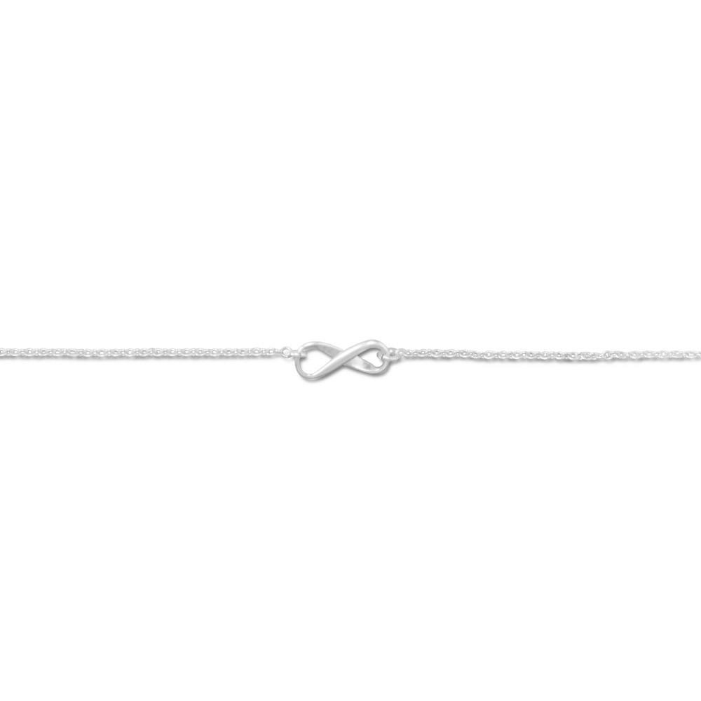 9" + 1" Infinity Symbol Anklet - Joyeria Lady
