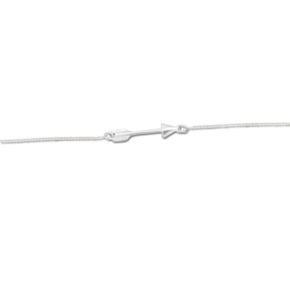 9" + 1" Sideways Arrow Anklet - Joyeria Lady