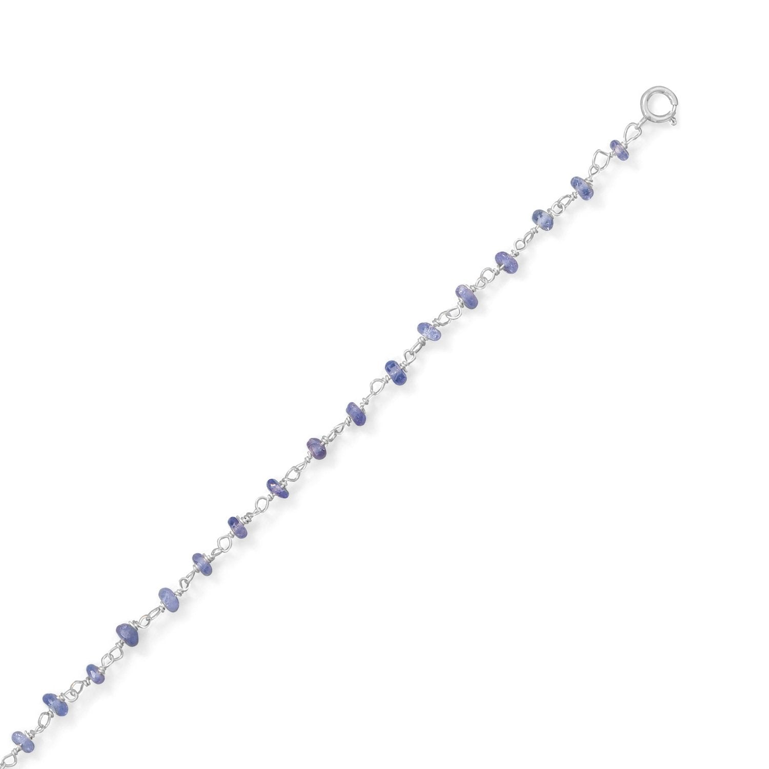 Lavender Love! Tanzanite Anklet - Joyeria Lady