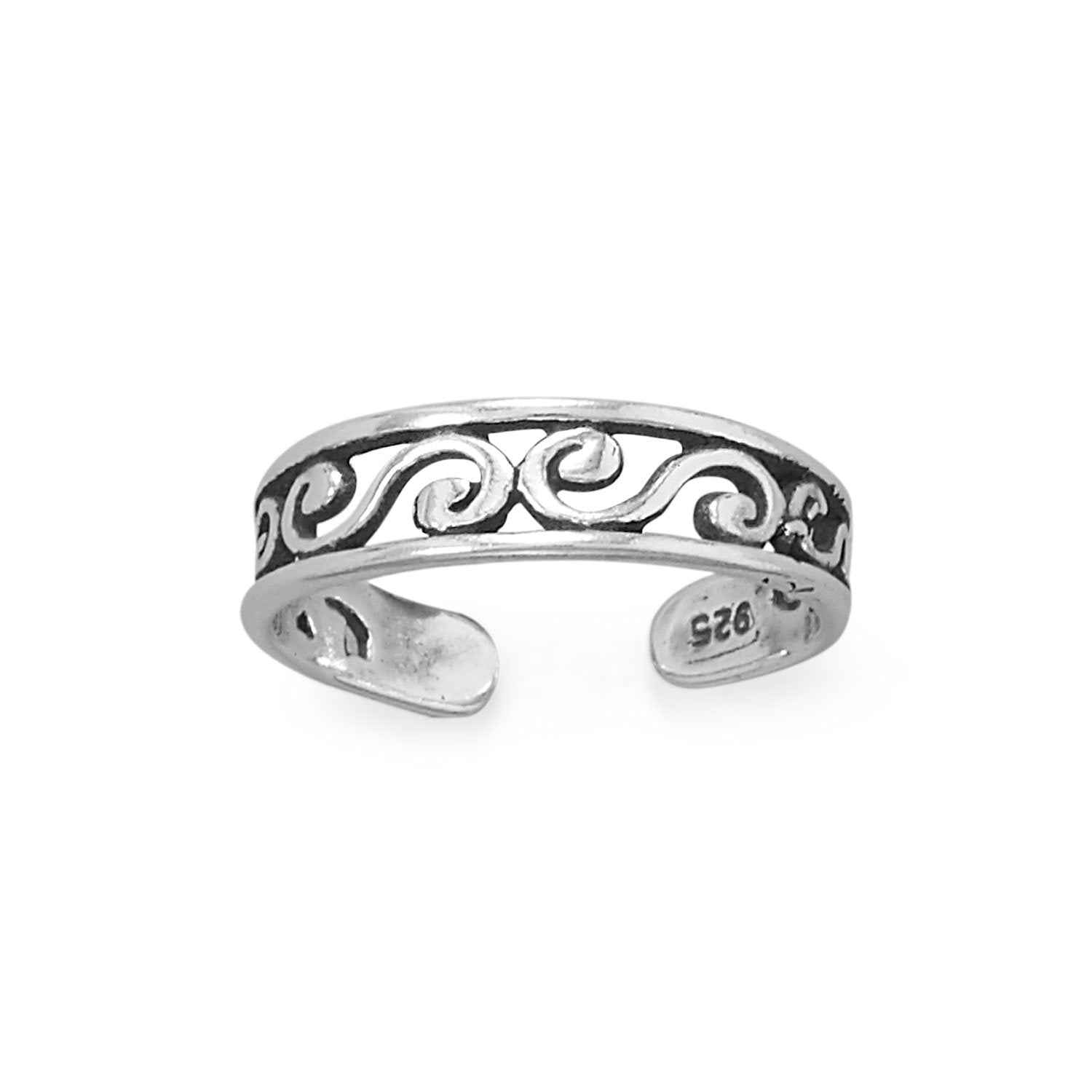 Swirly Twirly Toe Ring - Joyeria Lady