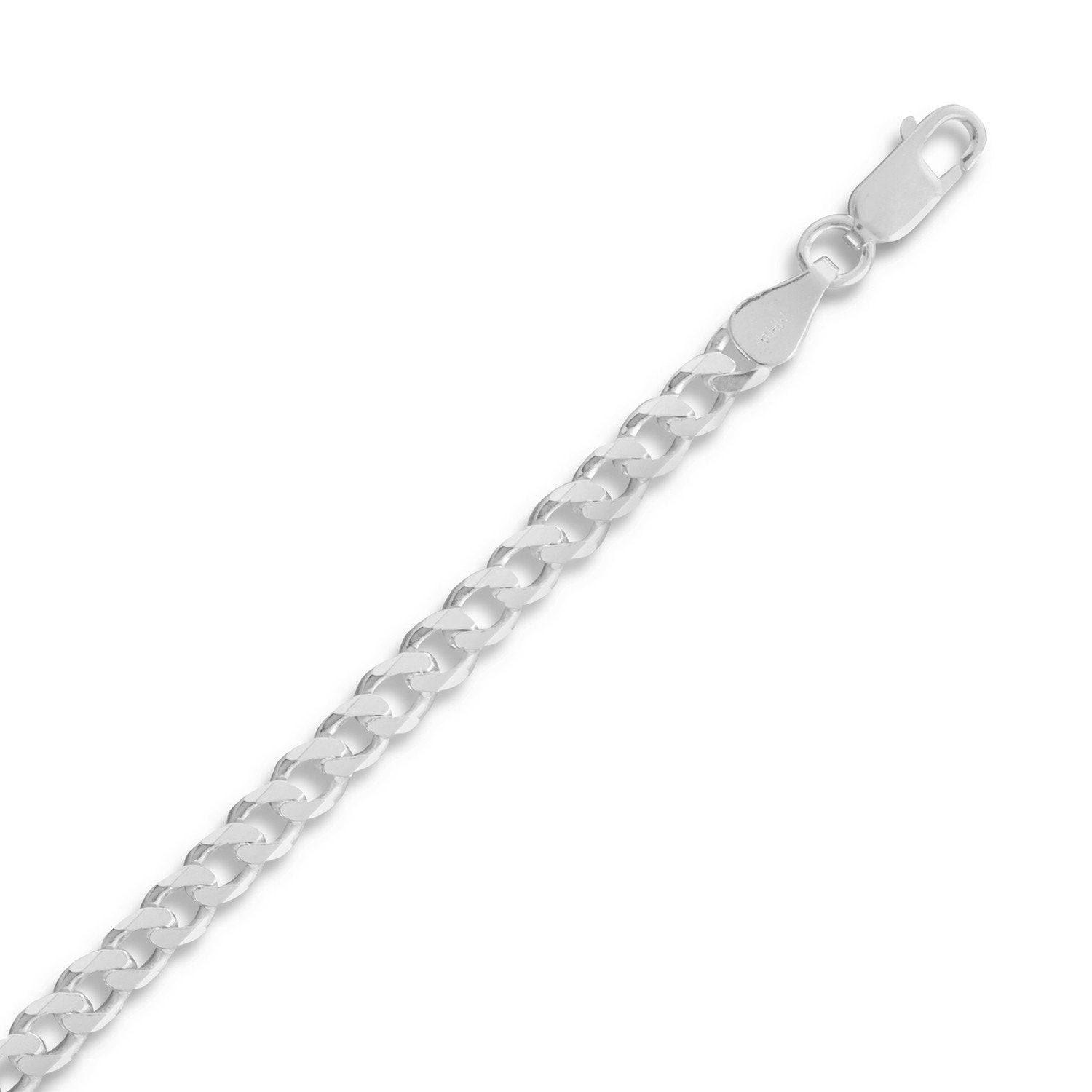 120 Beveled Curb Chain (4.4mm) - Joyeria Lady