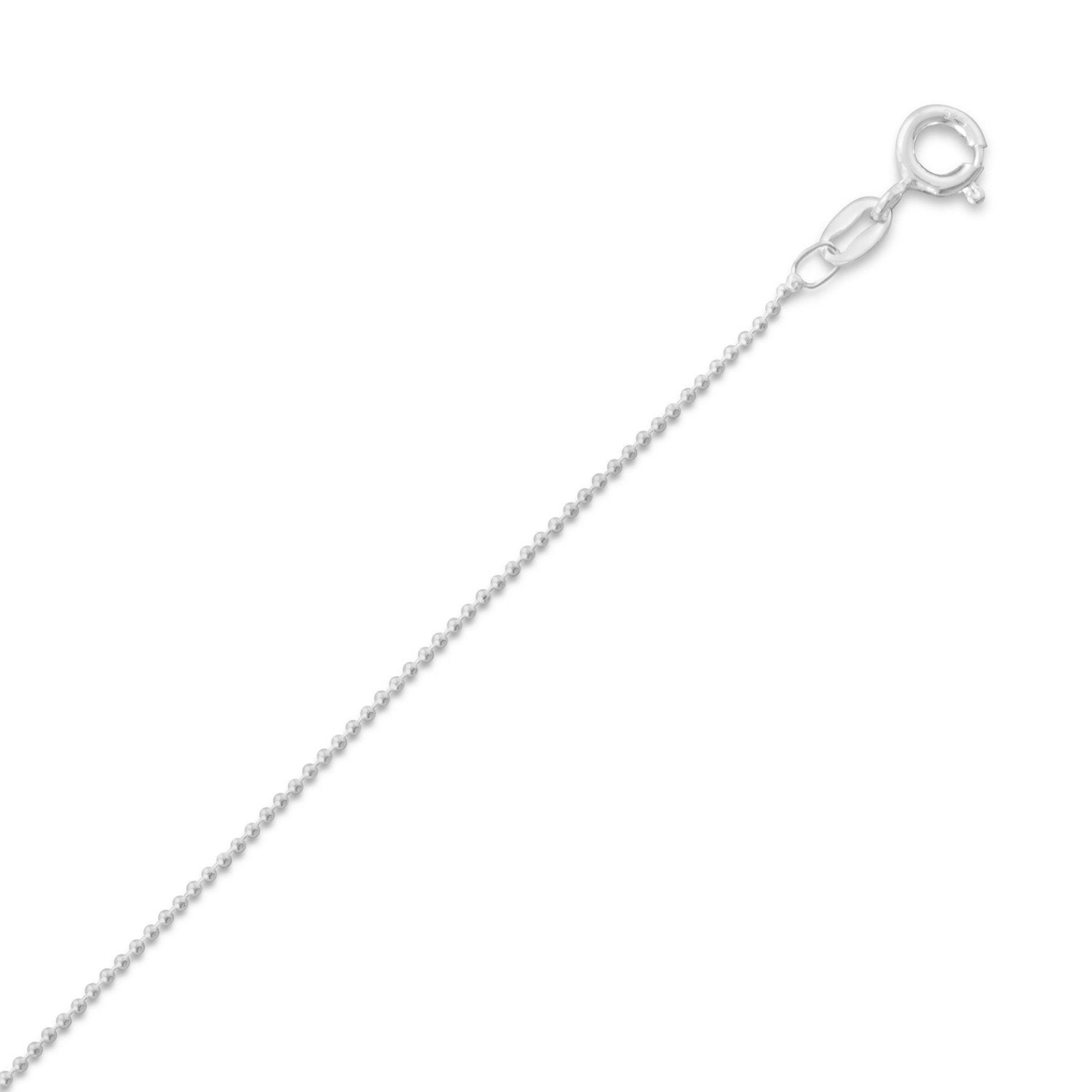 1mm Bead Chain Necklace - Joyeria Lady