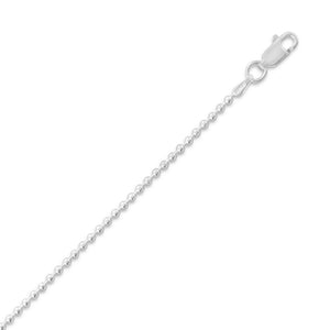 Bead Chain Necklace (1.8mm) - Joyeria Lady