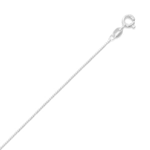 015 Box Chain Necklace (0.8mm) - Joyeria Lady