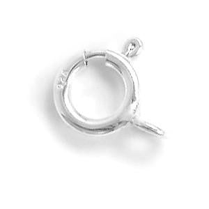 6mm Closed Spring Rings (Package of 10) - Joyeria Lady