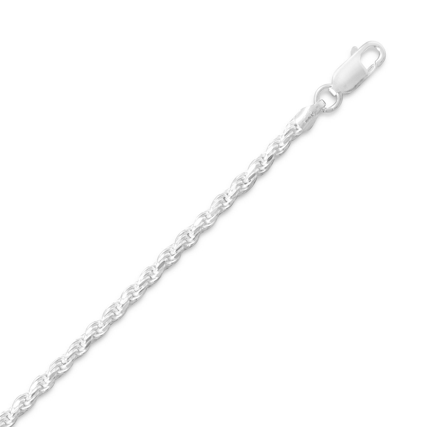 Diamond Cut Rope Chain (2.7mm) - Joyeria Lady