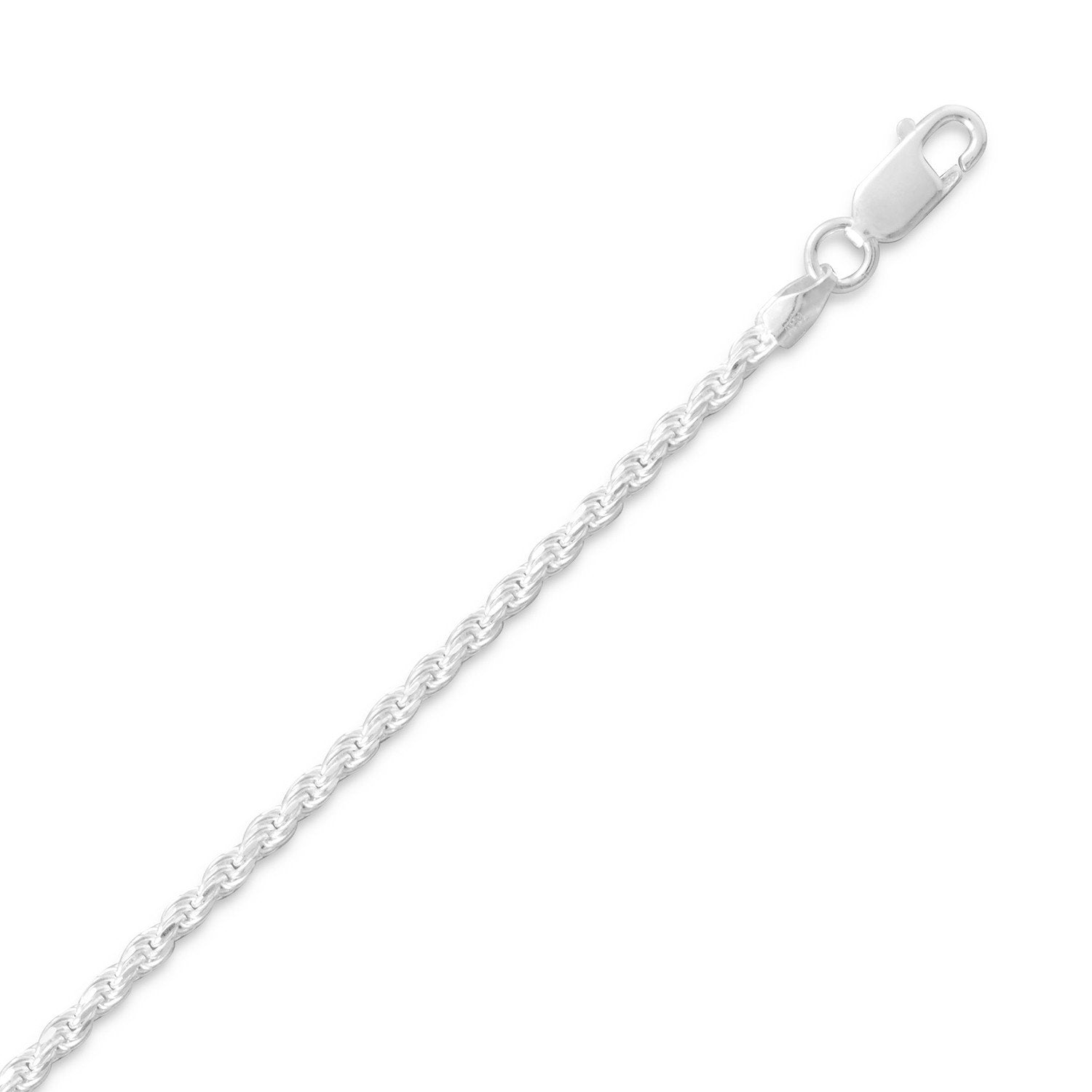 Diamond Cut Rope Chain (2.2mm) - Joyeria Lady
