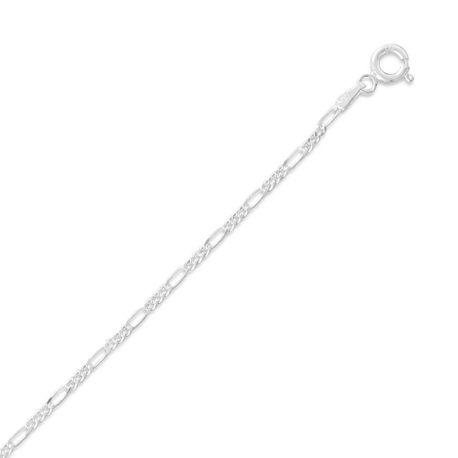 050 Figaro Chain (1.7mm) - Joyeria Lady