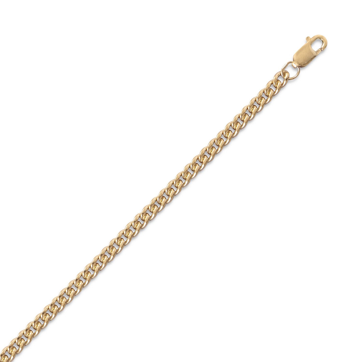 14/20 Gold Filled Curb 080 Chain (2.9mm) - Joyeria Lady