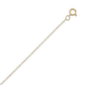 14/20 Gold Filled Cable Chain Necklace (1.5mm) - Joyeria Lady