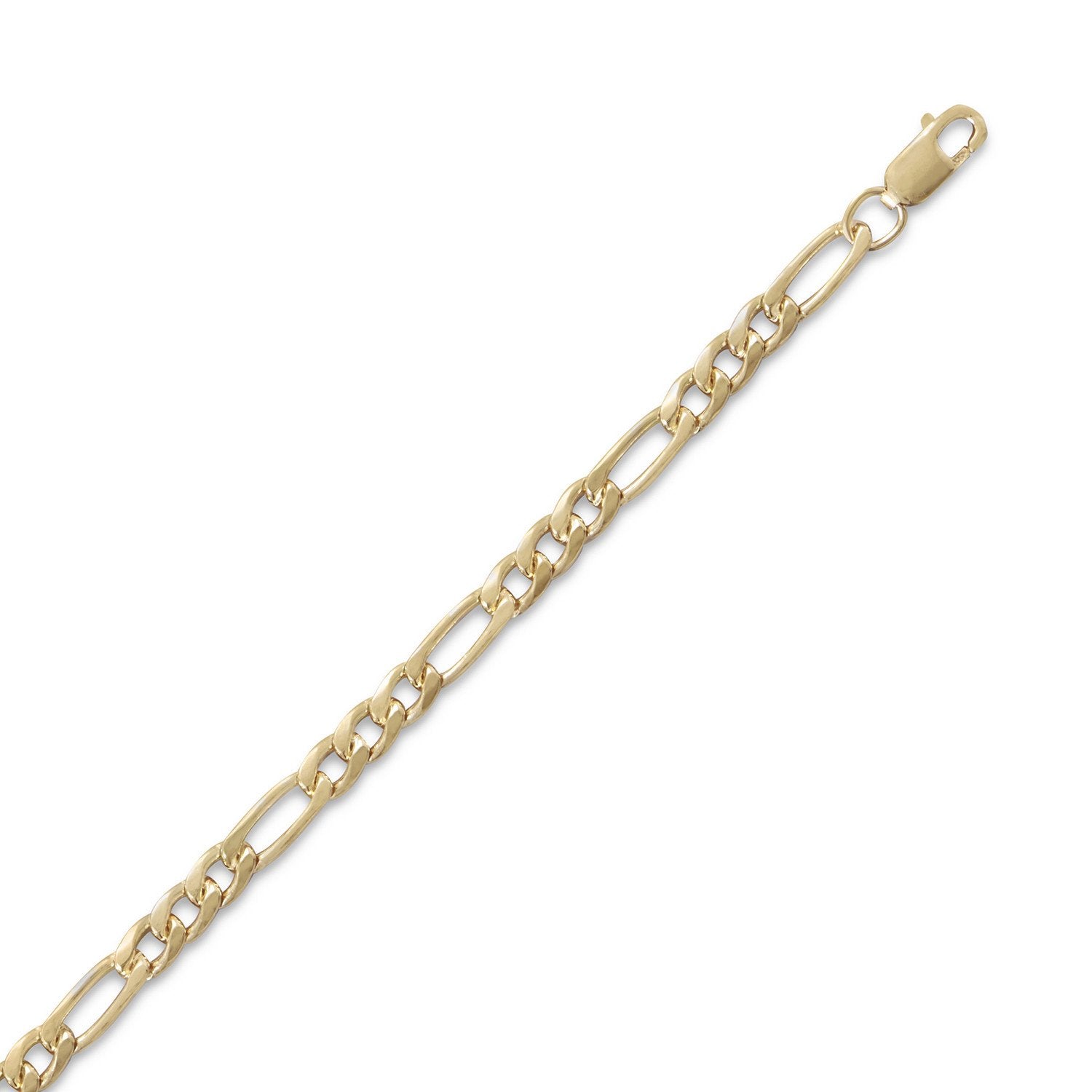 14/20 Gold Filled 100 Figaro Chain (3.6mm) - Joyeria Lady
