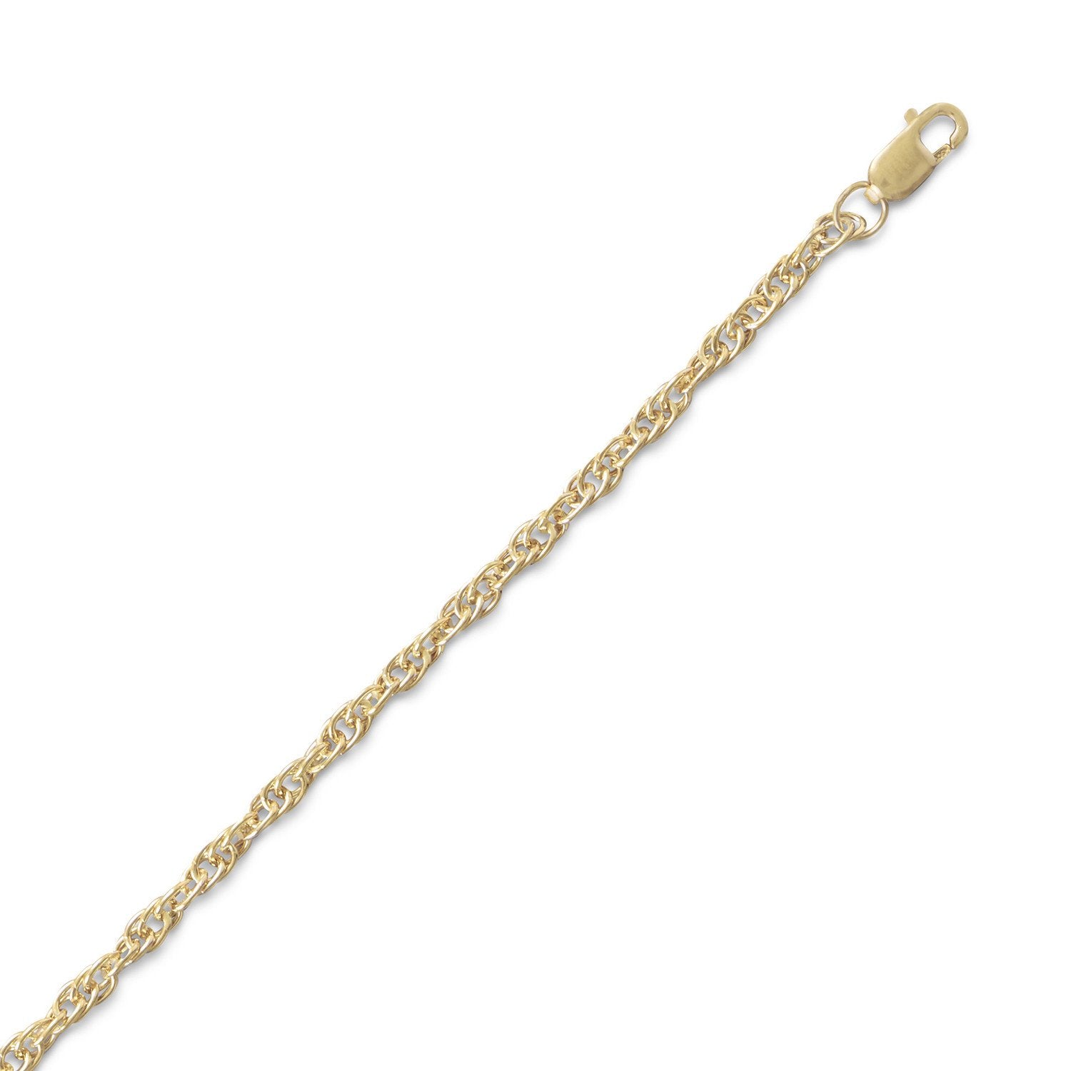 14/20 Gold Filled Rope Chain (2.5mm) - Joyeria Lady
