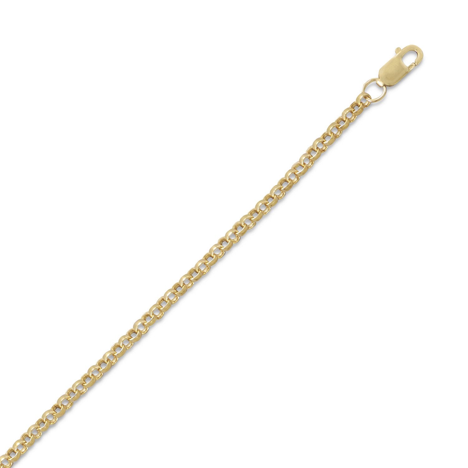 14/20 Gold Filled Rolo Chain (2.6mm) - Joyeria Lady