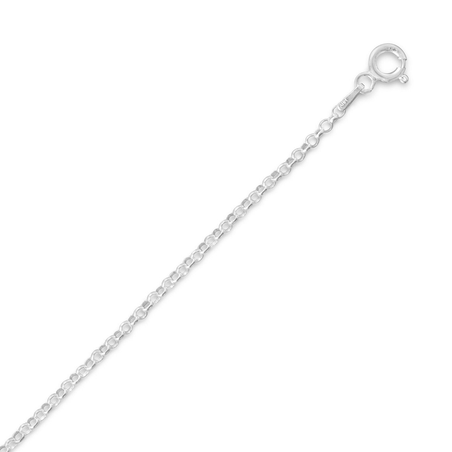 030 Rolo Chain Necklace (2mm) - Joyeria Lady