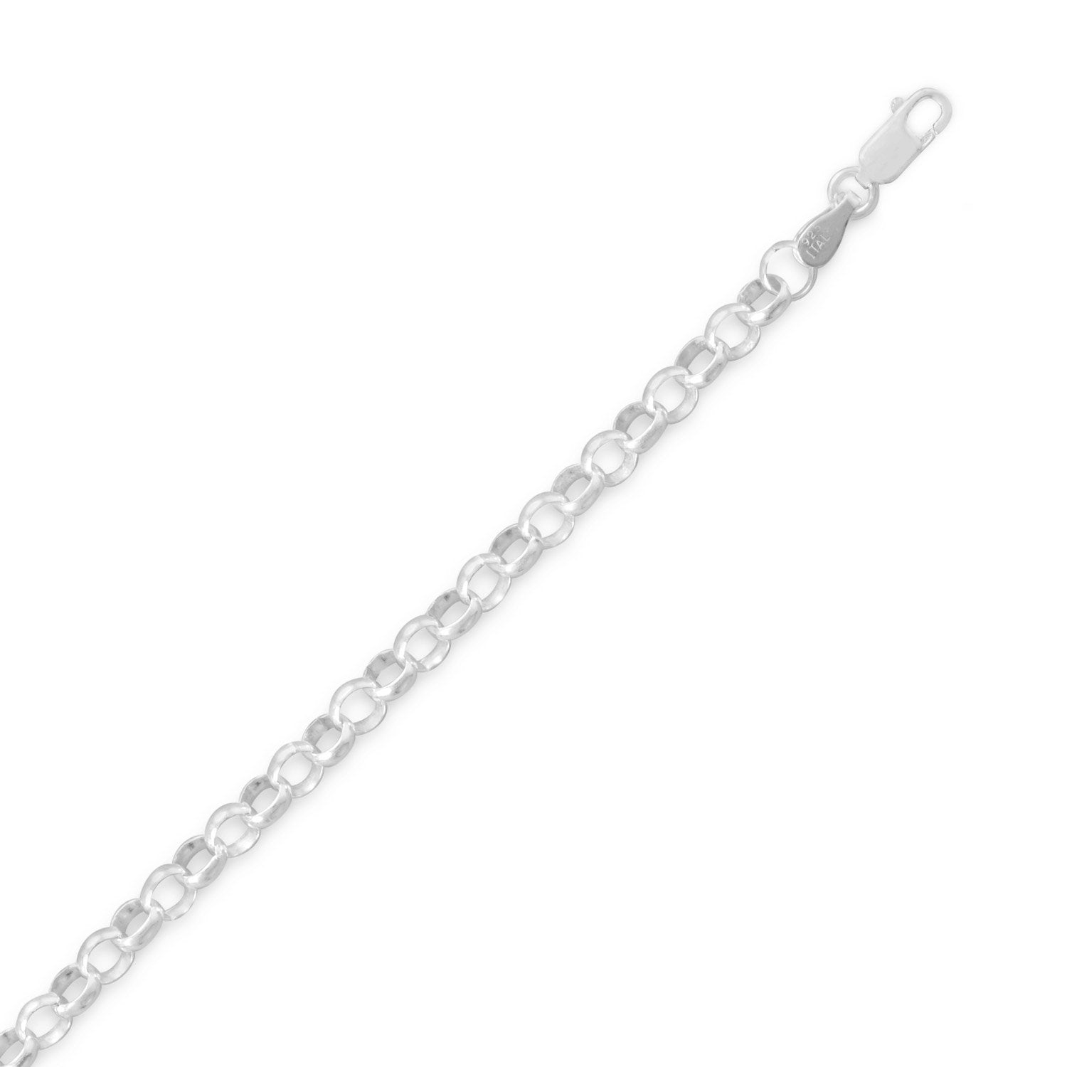 045 Rolo Chain Necklace (4mm) - Joyeria Lady