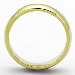 TK1375G IP Gold(Ion Plating) Stainless Steel Ring with No Stone in No Stone