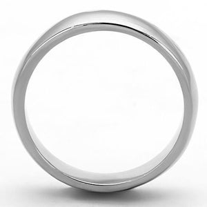 TK1375 High polished (no plating) Stainless Steel Ring with No Stone in No Stone