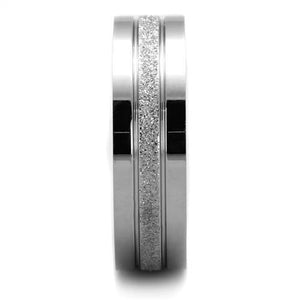 TK1668 - High polished (no plating) Stainless Steel Ring with No Stone