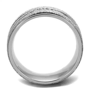 TK1671 - High polished (no plating) Stainless Steel Ring with No Stone