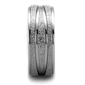 TK1671 - High polished (no plating) Stainless Steel Ring with No Stone