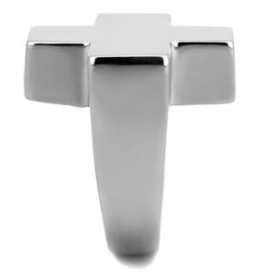 TK1827 - High polished (no plating) Stainless Steel Ring with No Stone