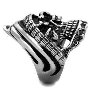 TK2056 High polished (no plating) Stainless Steel Ring with No Stone in No Stone