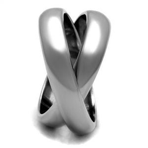 TK2498 - High polished (no plating) Stainless Steel Ring with No Stone