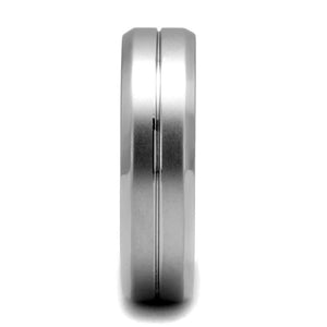 TK2917 High polished (no plating) Stainless Steel Ring with No Stone in No Stone