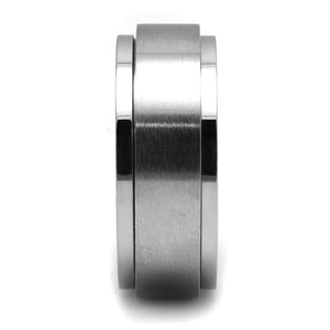 TK2919 High polished (no plating) Stainless Steel Ring with No Stone in No Stone