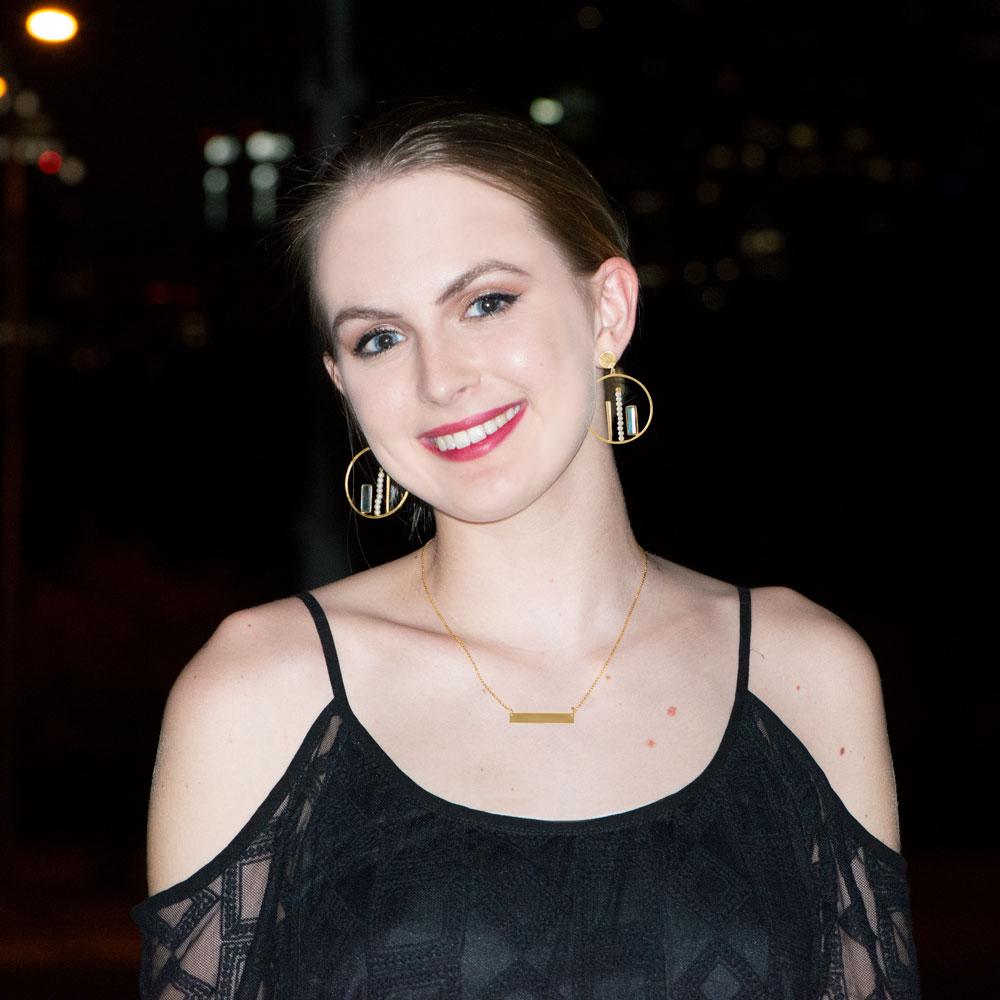 14 Karat Gold Plated Brass Labradorite and Cultured Freshwater Pearl Fashion Earrings - Joyeria Lady