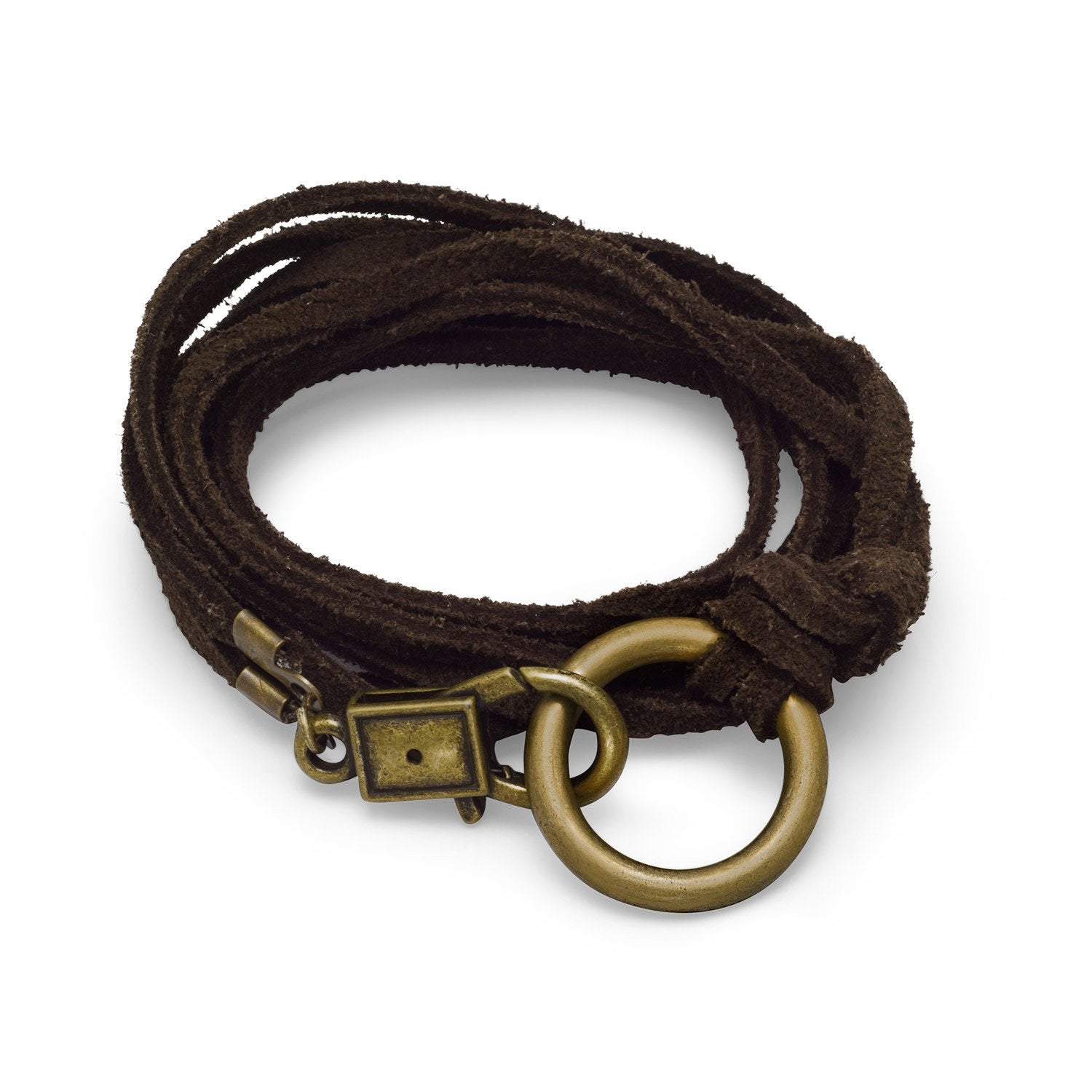 26" Double Strand Suede Wrap Fashion Bracelet - Joyeria Lady