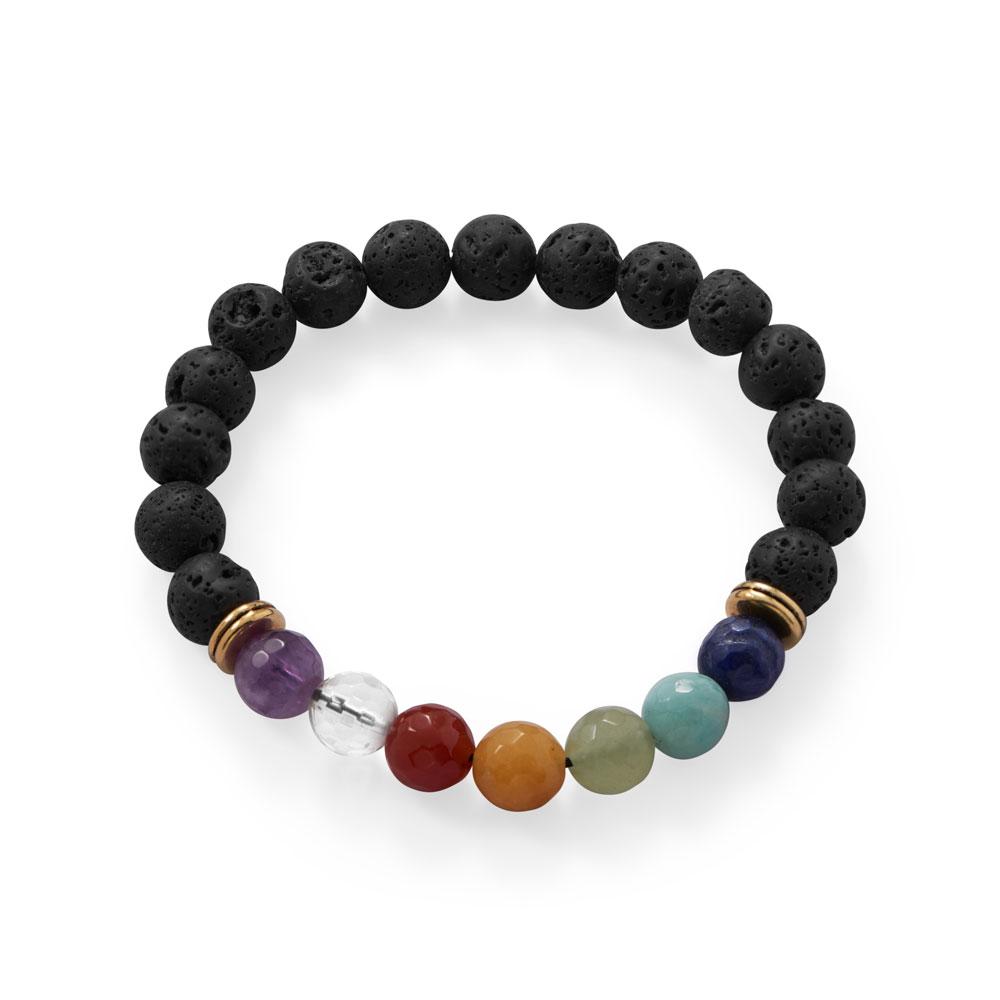 Gemstone Fashion Stretch Bracelet - Joyeria Lady