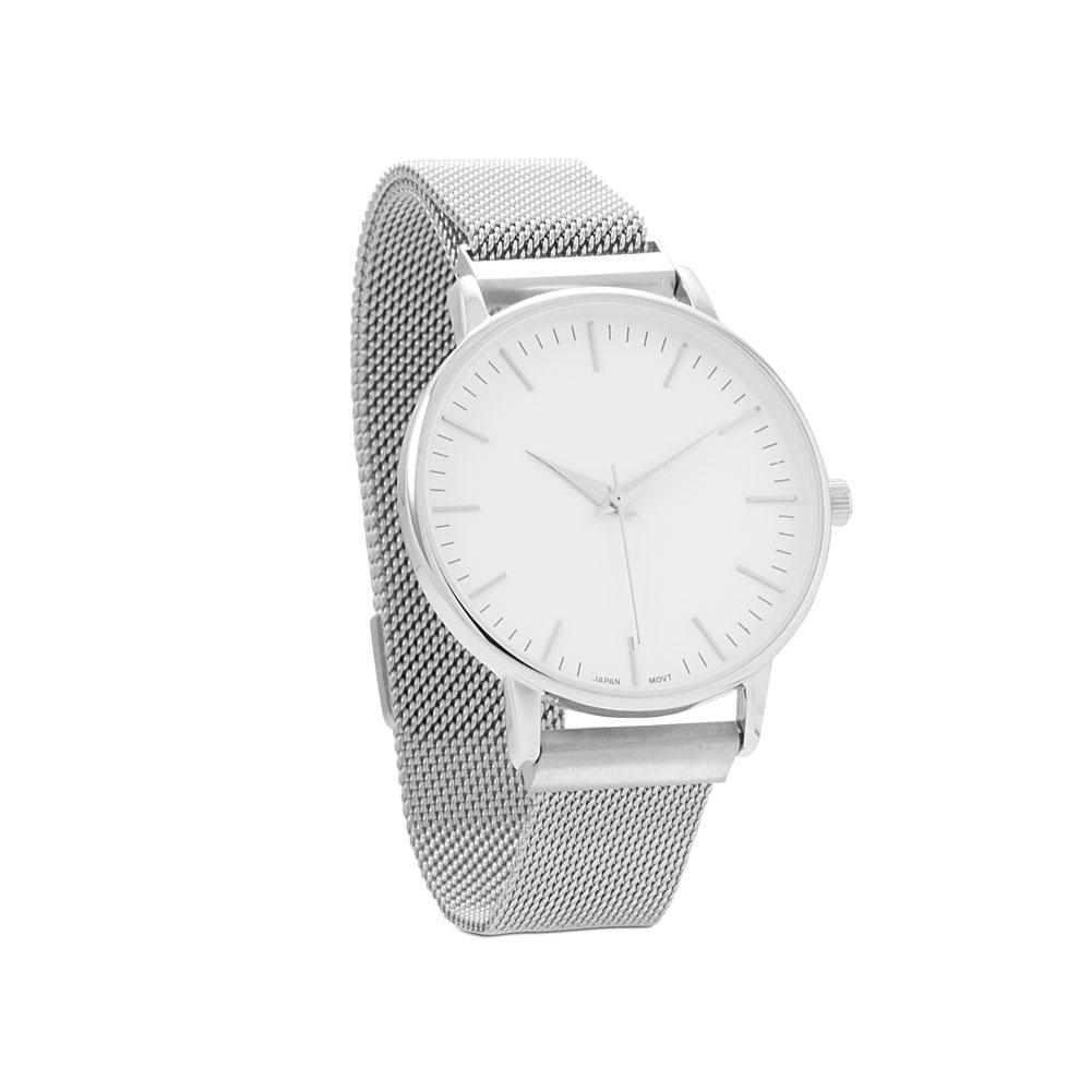 Silver Men's Mesh Magnetic Fashion Watch - Joyeria Lady