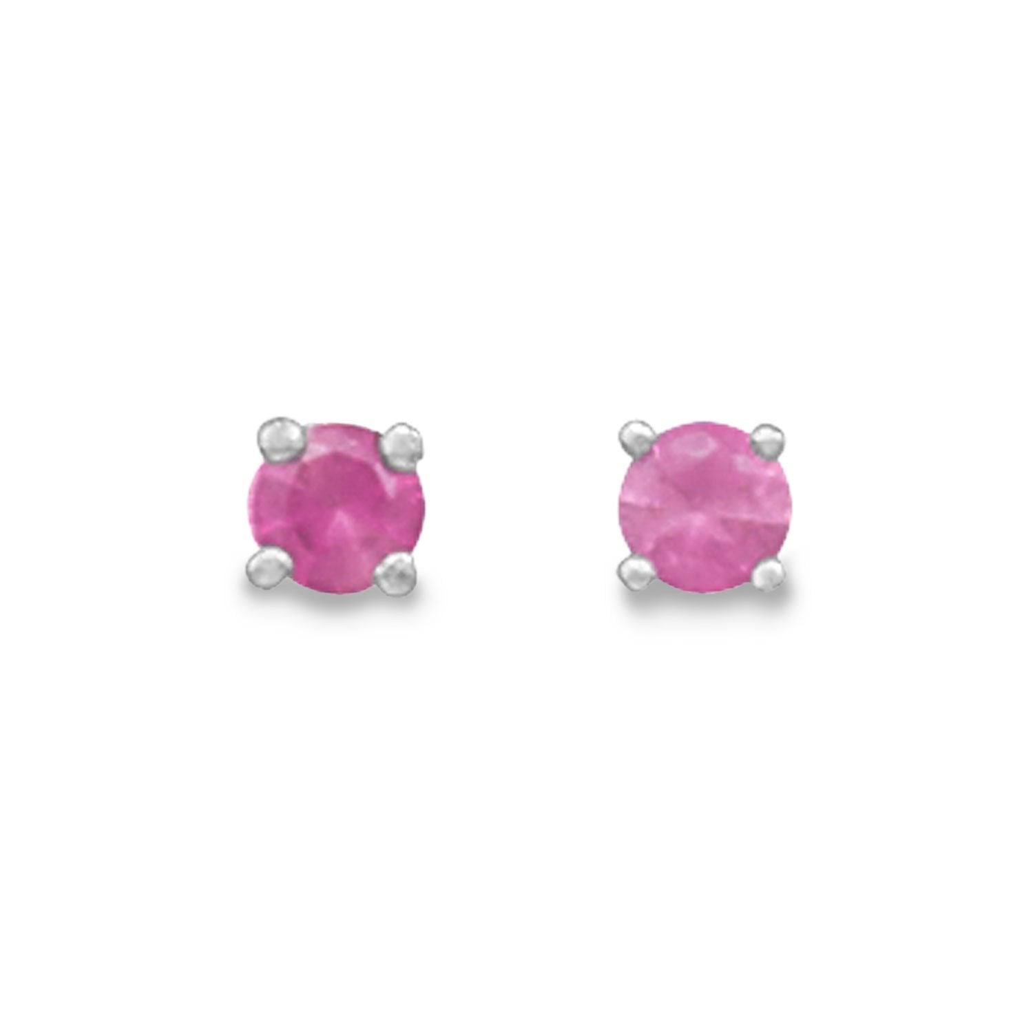 July Birthstone Stud Earrings - Joyeria Lady