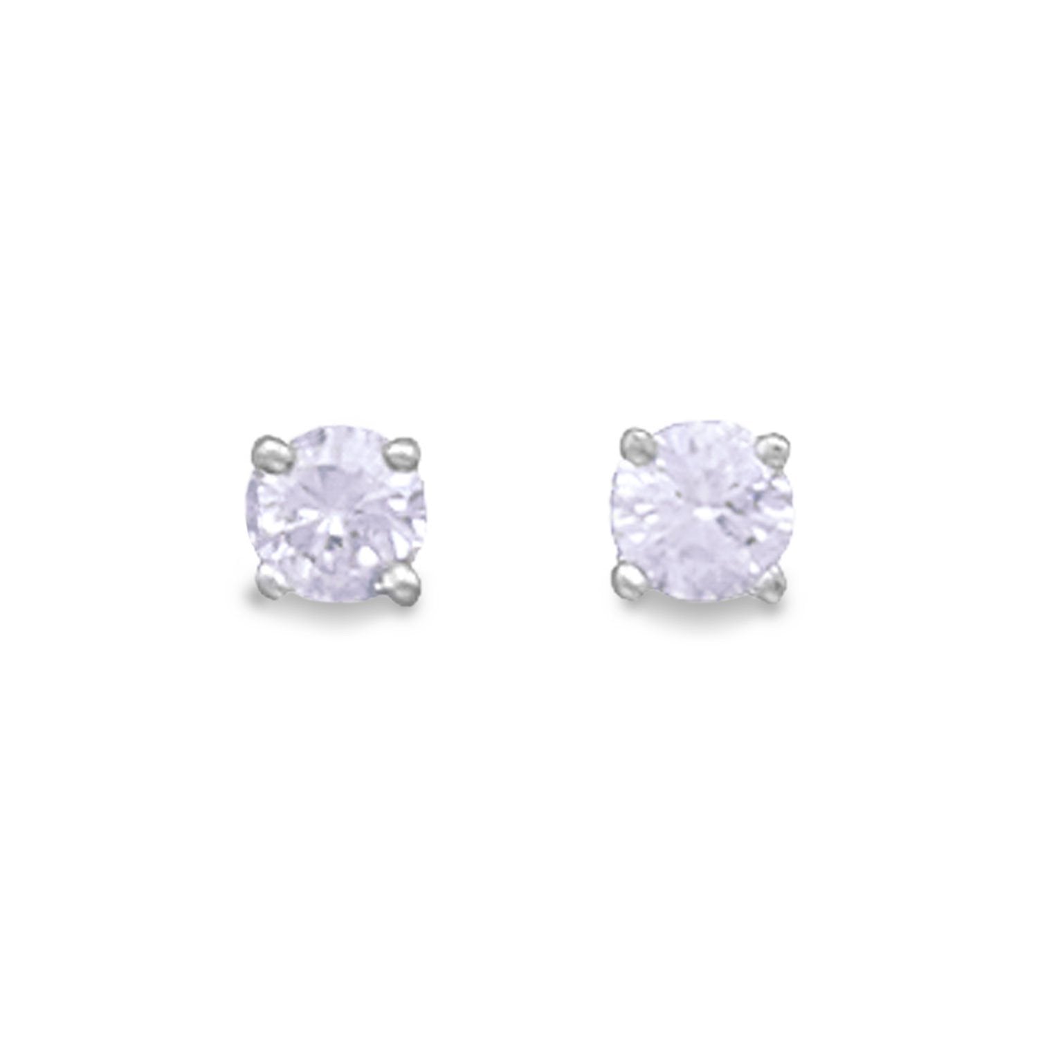 June Birthstone Stud Earrings - Joyeria Lady
