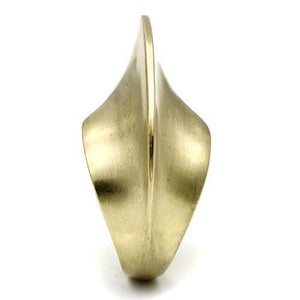 LO2539 Gold & Brush Brass Ring with No Stone in No Stone