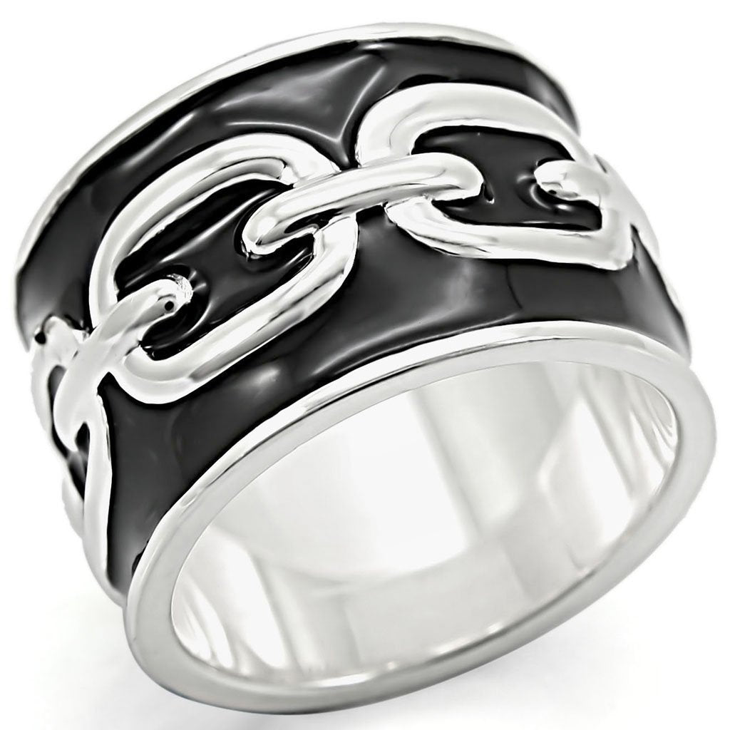 LOS378 - Silver 925 Sterling Silver Ring with No Stone - Joyeria Lady