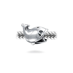 Nautical Fishing Whale Ocean Sea Charm Bead 925 Sterling Silver