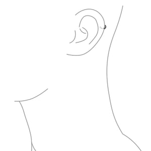 Bali Tribal Ear Lobe Cartilage Faux Nose Septum Hoop Ring Earrings