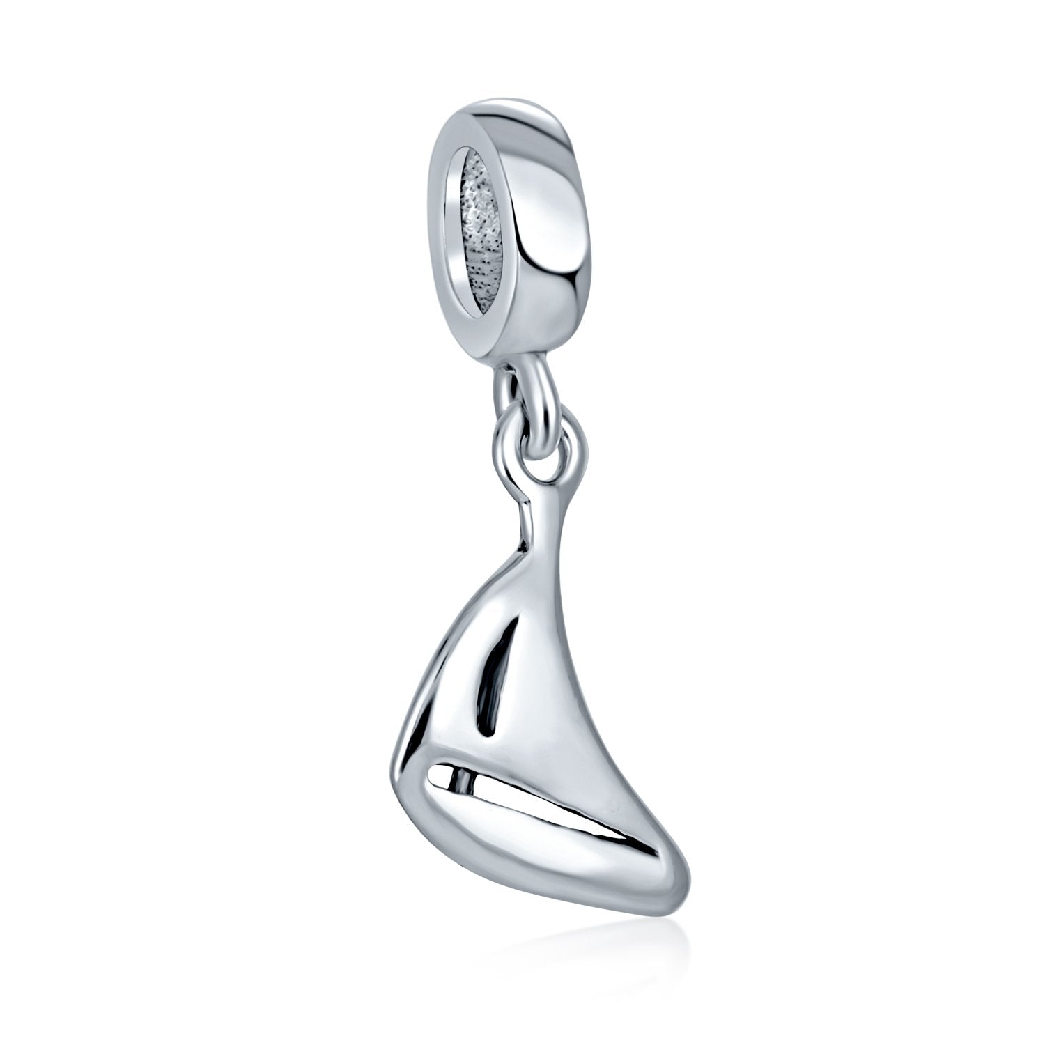 Sail Boat Vacation Travel Dangle Charm Bead 925 Sterling Silver - Joyeria Lady