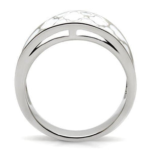 TK041 - High polished (no plating) Stainless Steel Ring with No Stone