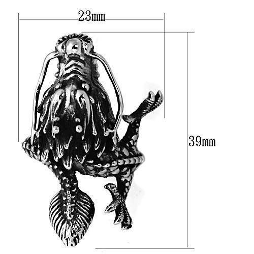 TK1012 - High polished (no plating) Stainless Steel Ring with No Stone - Joyeria Lady