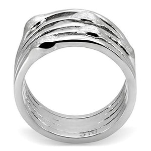 TK106 - High polished (no plating) Stainless Steel Ring with No Stone