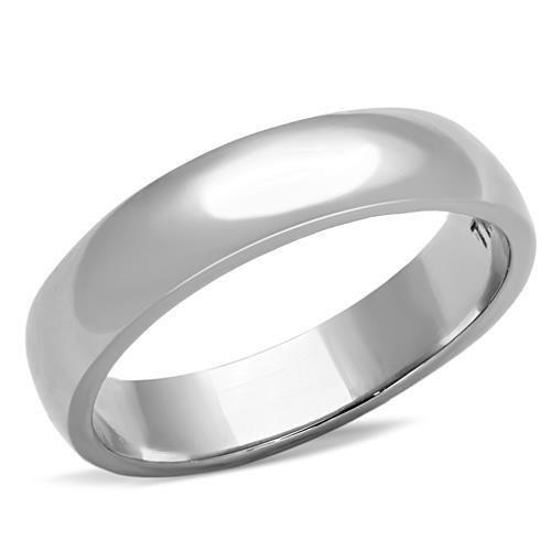 TK1375 High polished (no plating) Stainless Steel Ring with No Stone in No Stone - Joyeria Lady