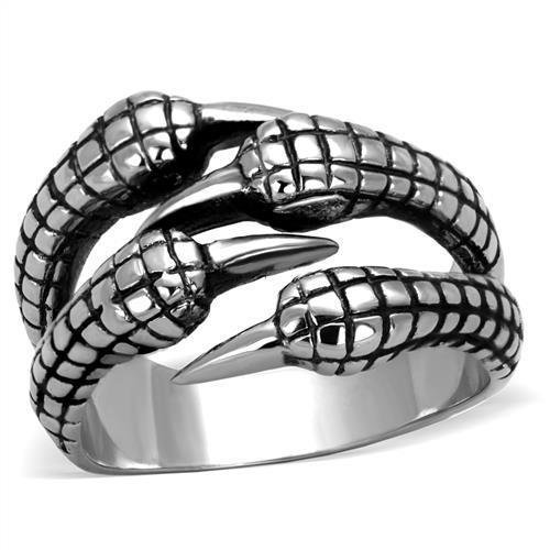 TK1881 High polished (no plating) Stainless Steel Ring with No Stone in No Stone - Joyeria Lady